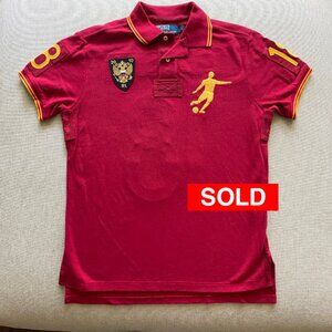 Polo Ralph Lauren Vintage New Men's 2010 World Cup Russia Mesh Shirt Size…